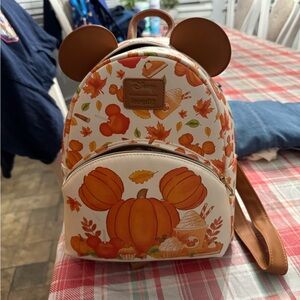 Disney Autumn Leaves Loungefly Bag